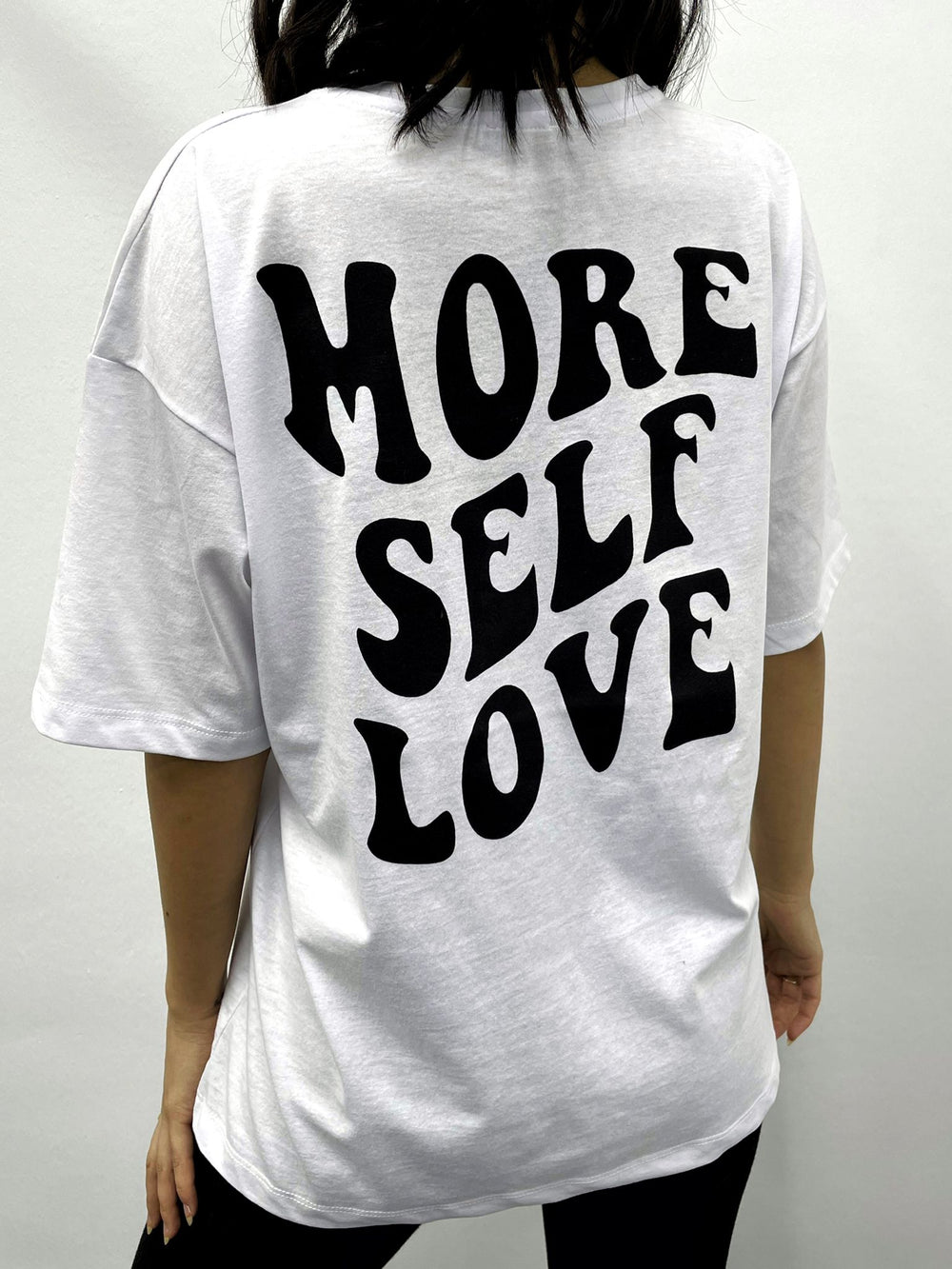 Tricou More Self - Alb