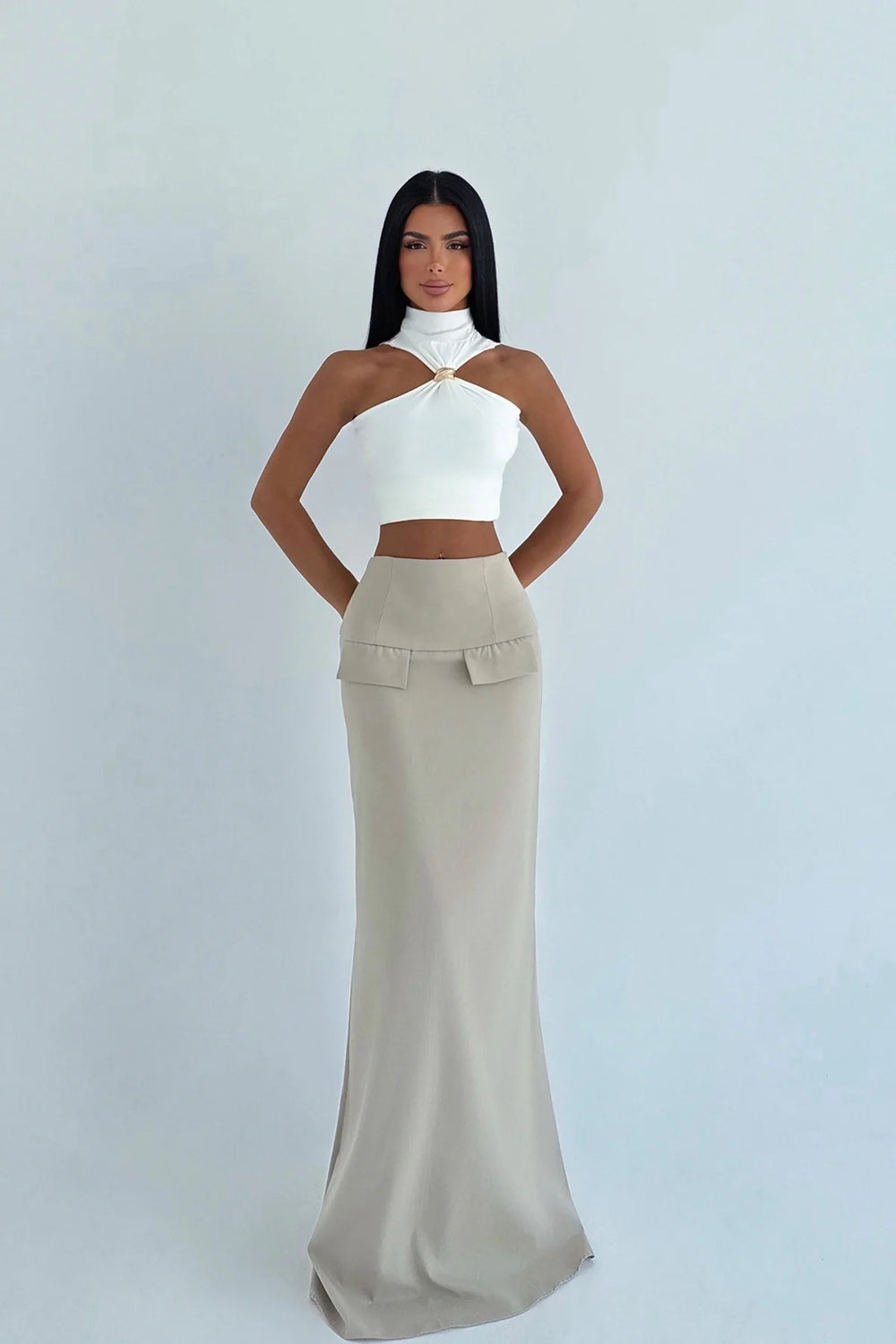 Krem Benson Uzun Etek XS