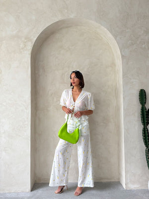 Nakışlı Vual Bluz