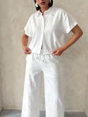 Fiyonk Taş Baskılı Gömlek