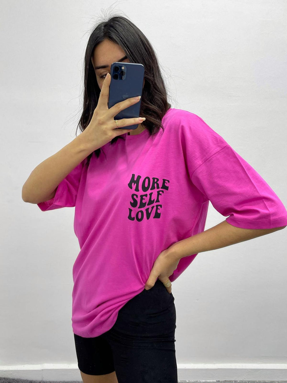 Tricou More Self - Fuchsia