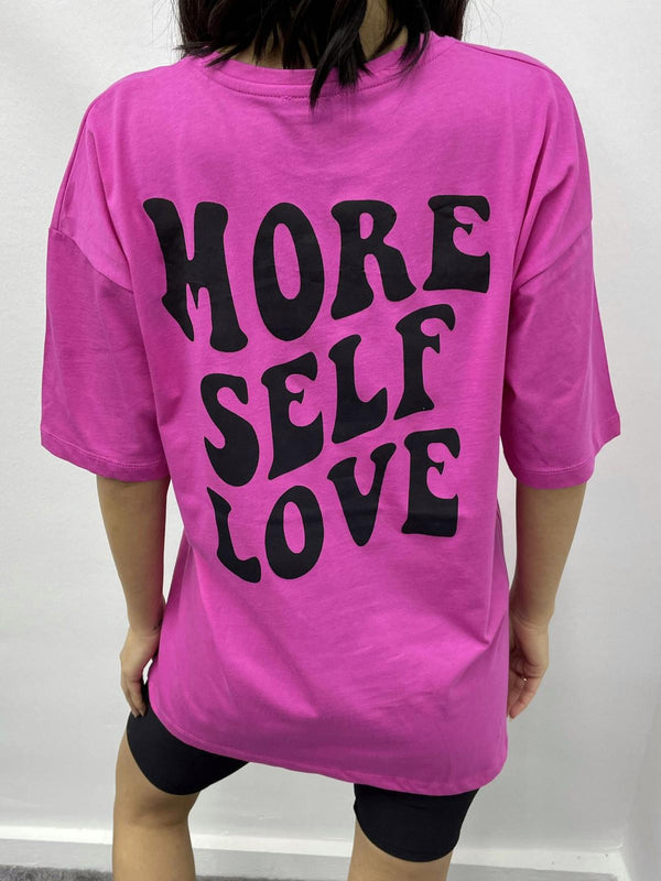 More Self T-Shirt - Fuşya