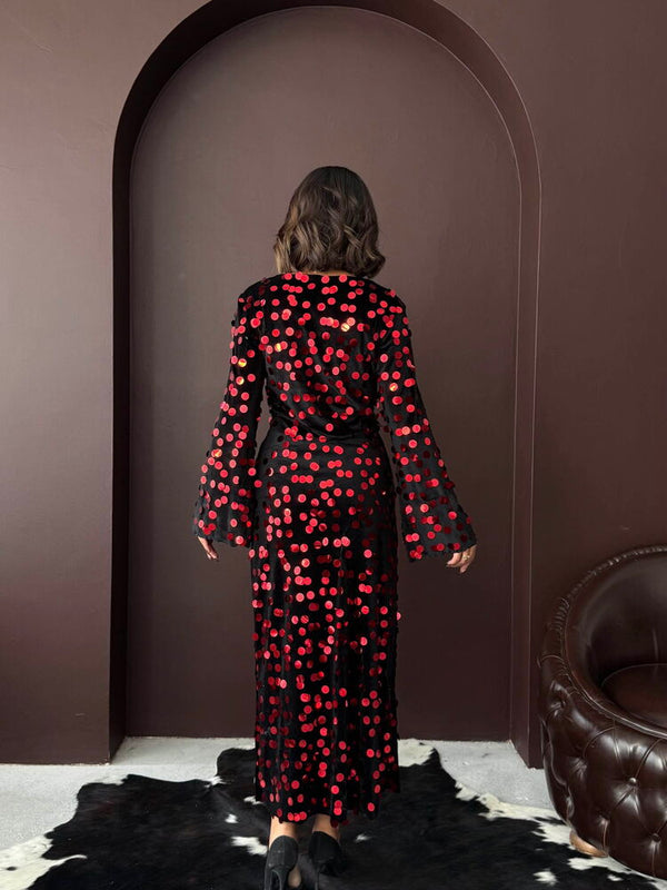 Topshow - Toptan Pullu Kadife Etek