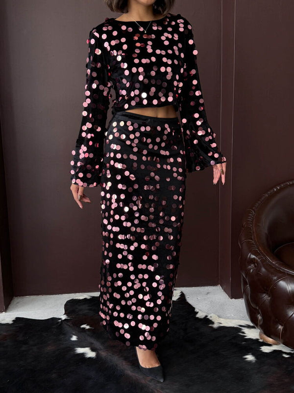 Topshow - Toptan Pullu Kadife Etek