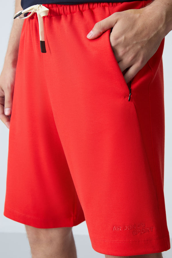 Fiesta Pamuklu Kalın Yumuşak Dokulu Standart  Fit Basic Erkek Şort  - 81276