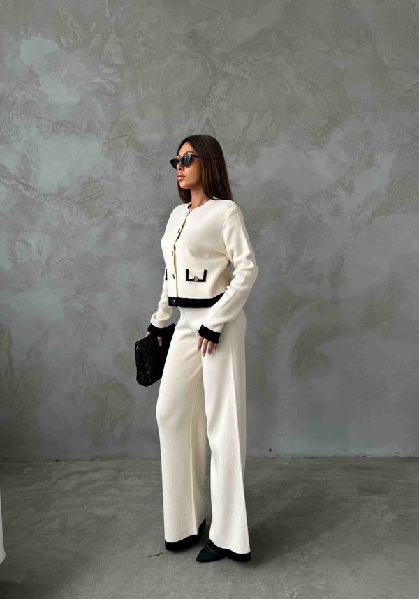 Cep Detay Triko Takım 1505