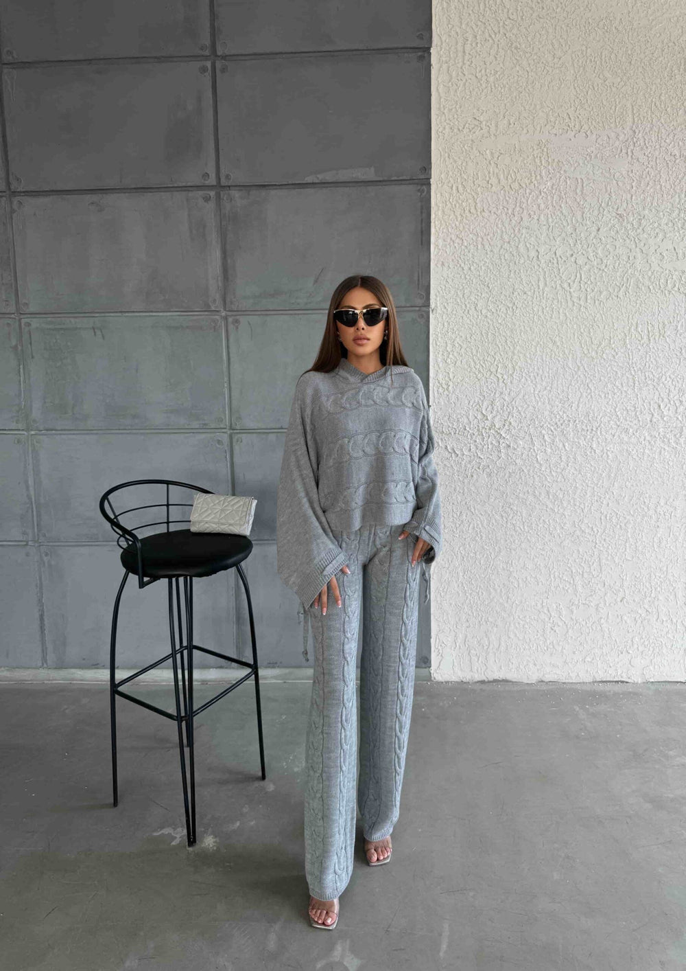 Kapişonlu Triko Takım 1509