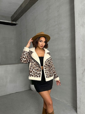 Peluş Toptan Mont - Leopar D1