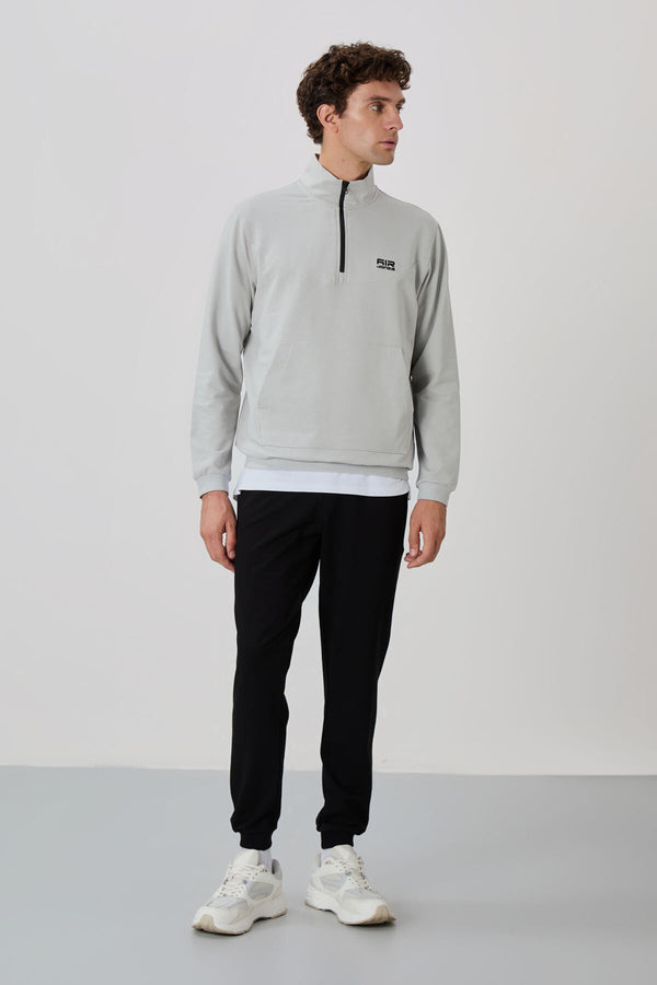 Herbert Taş - Siyah  Dik Yaka Eşofman Takım - 85233