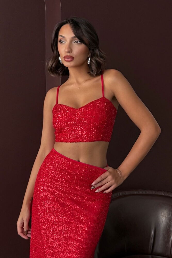 Topshow - Toptan Payetli Büstiyer - Parti Ve Davet Şıklığı