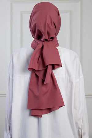 Pure Pamuk Şal - Gül Kurusu