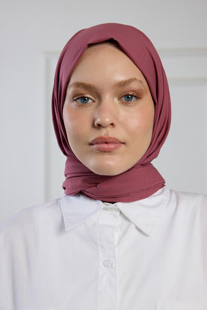 Pure Pamuk Şal - Gül Kurusu