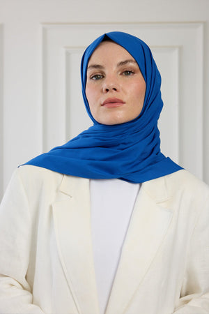 Pure Pamuk Şal - İndigo