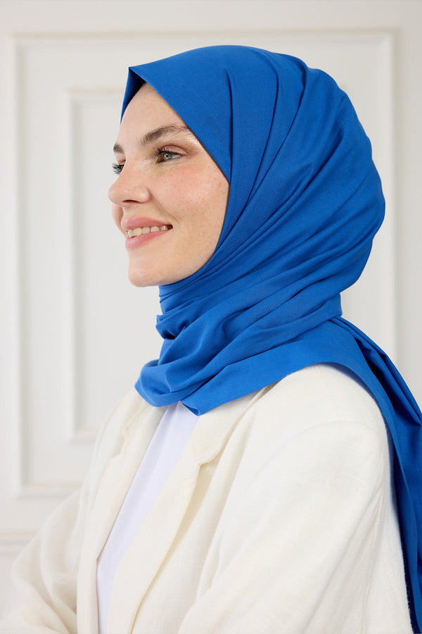 Pure Pamuk Şal - İndigo