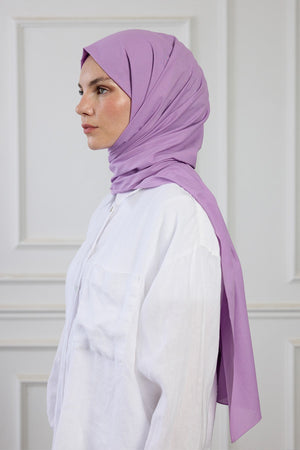 Pure Pamuk Şal - Lila