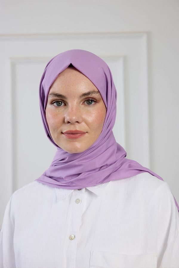 Pure Pamuk Şal - Lila