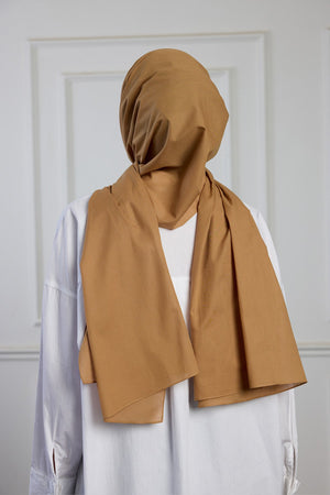 Pure Pamuk Şal - Sütlü Kahve