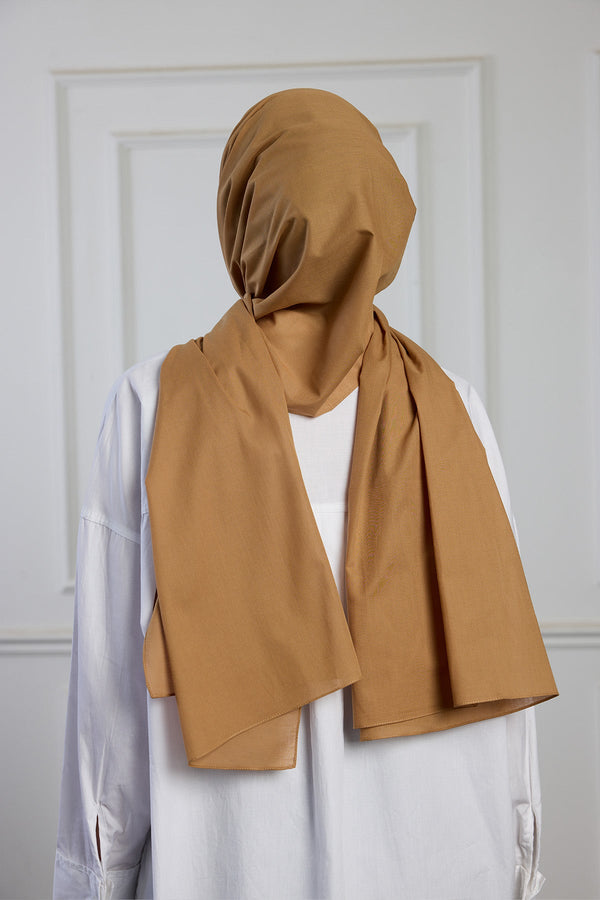 Pure Pamuk Şal - Sütlü Kahve