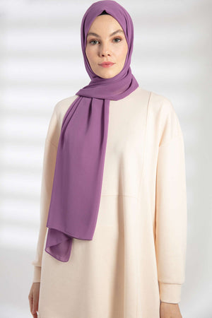 Şifon Şal - Lavanta