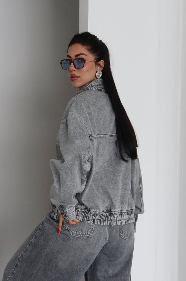 Yaka Fermuar Detaylı Unisex Sweatshirt