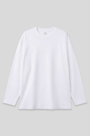 Tommylife Toptan Beyaz Basic O Yaka Erkek Sweatshirt - 88107