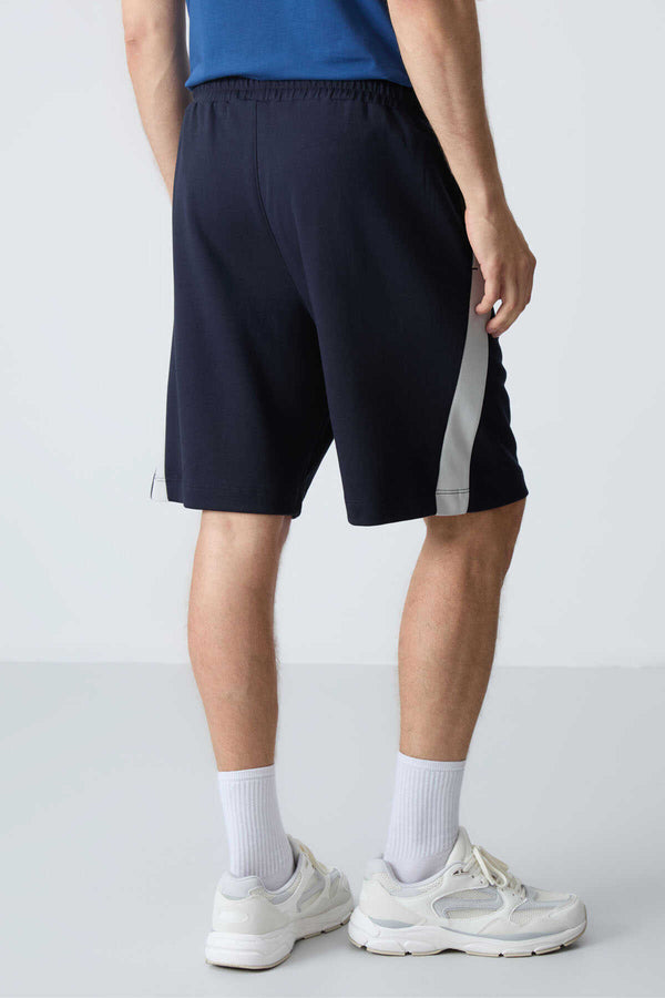 Tommylife Toptan Comfort Fit Basic Erkek Şort 81280 Lacivert