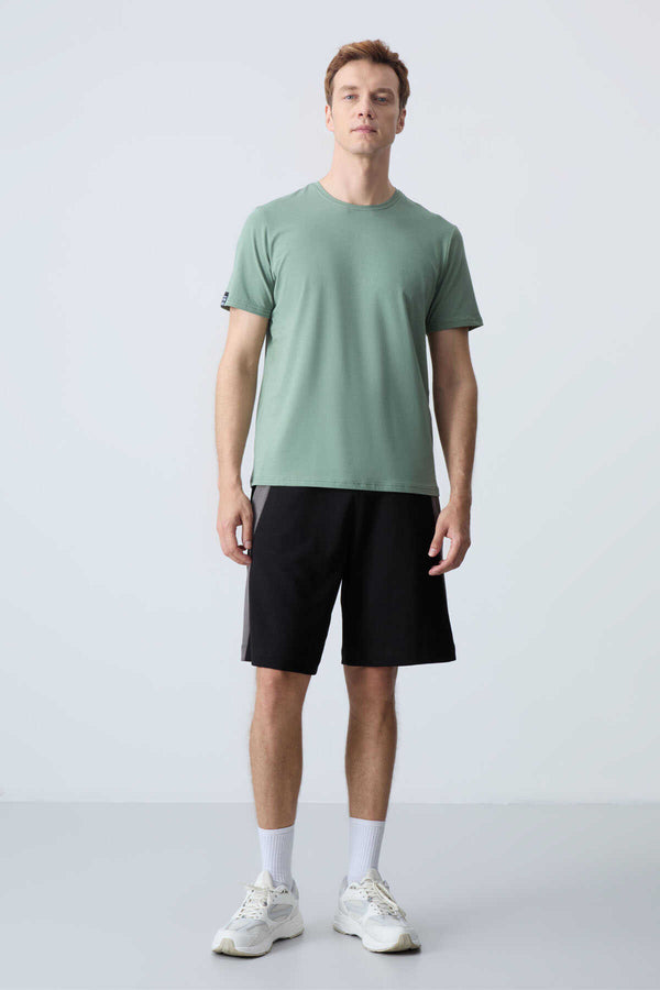 Tommylife Toptan Comfort Fit Basic Erkek Şort 81280 Siyah
