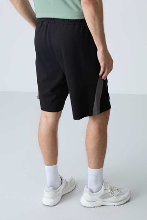 Tommylife Toptan Comfort Fit Basic Erkek Şort 81280 Siyah