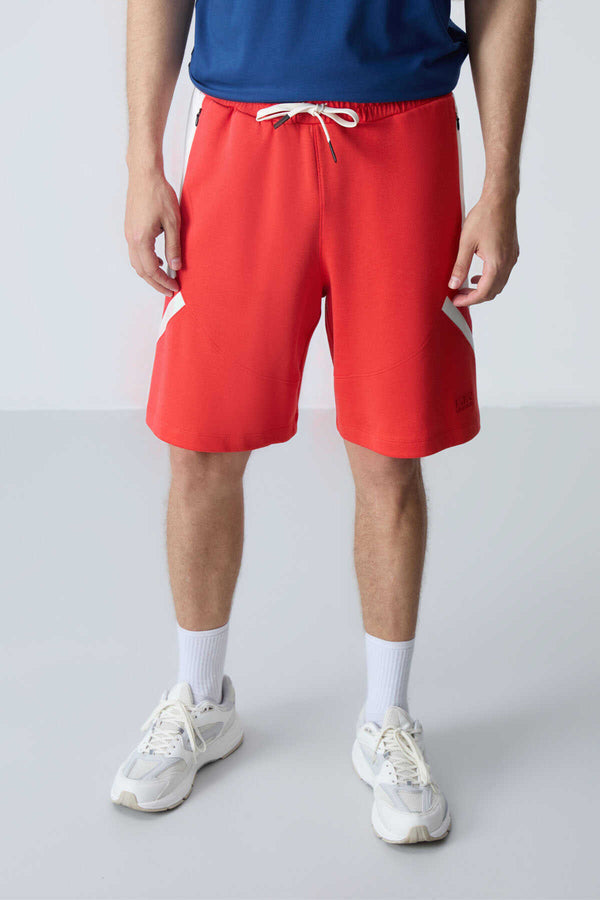 Tommylife Toptan Comfort Fit Basic Erkek Şort 81281 Fiesta