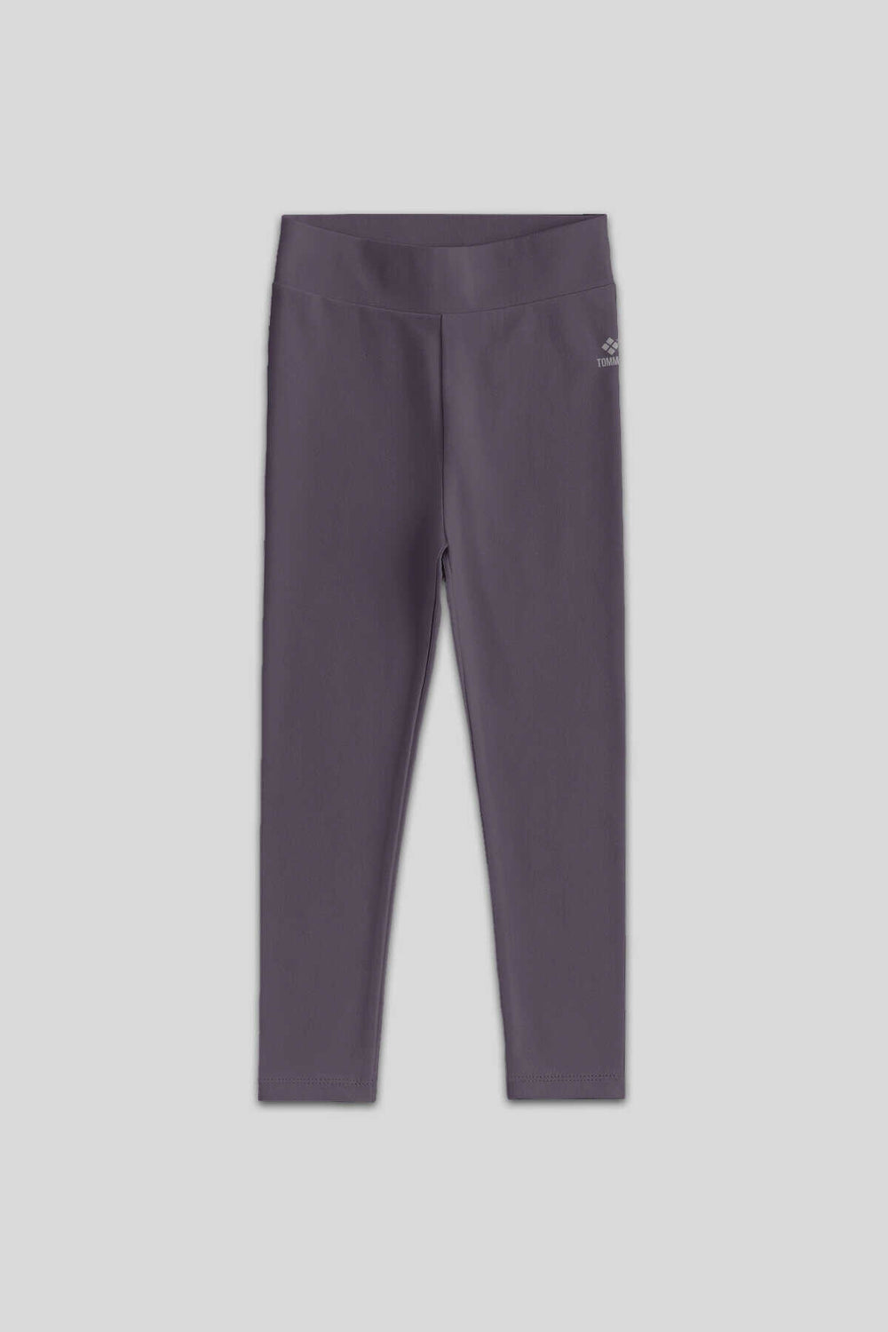 Tommylife Toptan Eflatun Yüksek Bel Dar Paça Kız Çocuk Tayt  - 75047