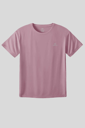 Tommylife Toptan Gül Kurusu O Yaka Basic Battal Büyük Beden Kadın T-Shirt - 97308
