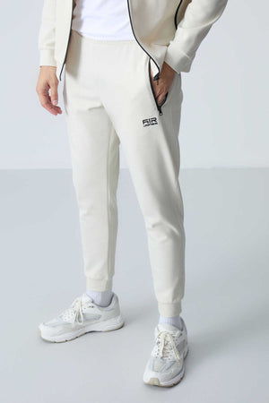 Tommylife Toptan Hugo Rahat Kalıp Jogger Erkek Eşofman Takım 85198 Bej