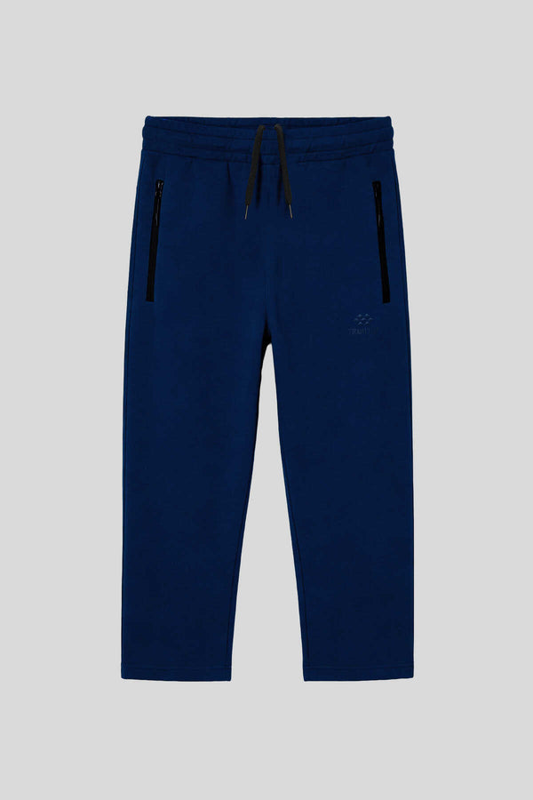 Tommylife Toptan İndigo Fermuar Cepli Klasik Paça Erkek Kapri - 83095
