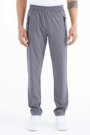 Pantaloni de trening pentru bărbați Tommylife Wholesale Classic Leg Standard Fit cu trei buzunare, 84768 kaki