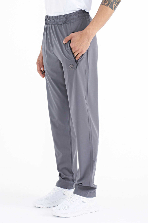 Pantaloni de trening pentru bărbați Tommylife Wholesale Classic Leg Standard Fit cu trei buzunare, 84768 kaki
