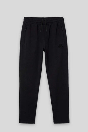 Tommylife Wholesale Pantaloni de trening negri pentru bărbați, mărime mare, cu șnur în talie și stil clasic pe picioare - 84844