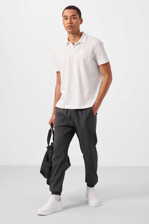 Tommylife Toptan Standart Fit Dokuma Hafif Esnek Chino Erkek Pantolon 82176 Antrasit