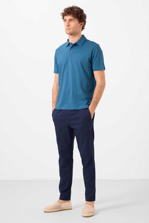 Tommylife Toptan Standart Fit Dokuma Hafif Esnek Chino Erkek Pantolon 82179 Lacivert
