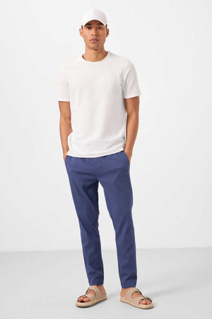 Tommylife Toptan Standart Fit Dokuma Hafif Esnek Chino Erkek Pantolon 82179 Parlament