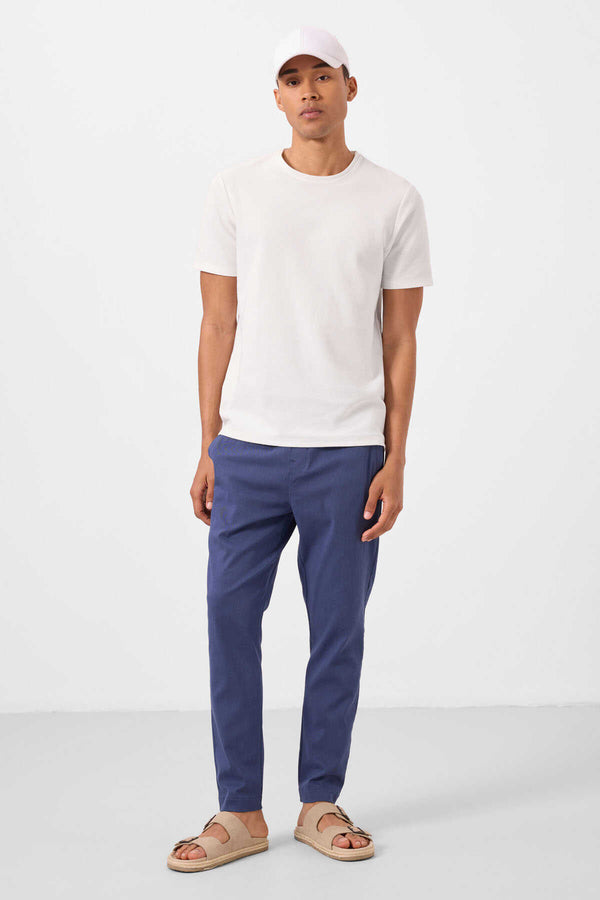 Tommylife Toptan Standart Fit Dokuma Hafif Esnek Chino Erkek Pantolon 82179 Parlament