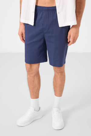 Tommylife Toptan Standart Fit Dokuma Hafif Esnek Chino Erkek Şort 81292 Parlament