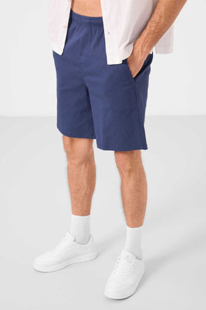 Tommylife Toptan Standart Fit Dokuma Hafif Esnek Chino Erkek Şort 81292 Parlament