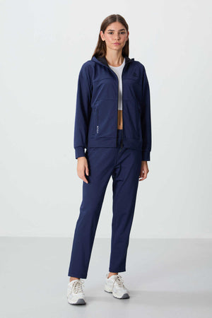 Set trening cu glugă Tommylife Wholesale pentru femei, croială standard, 95306 Indigo