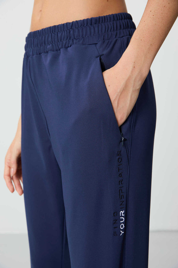Set trening cu glugă Tommylife Wholesale pentru femei, croială standard, 95306 Indigo