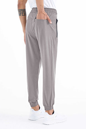 Tommylife Toptan Taş Erkek Basic Cepli Bağcıklı Rahat Form Lastik Paça Eşofman Altı - 84826