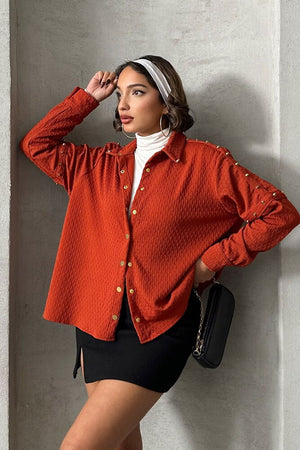 Drop Detaylı Toptan Gömlek