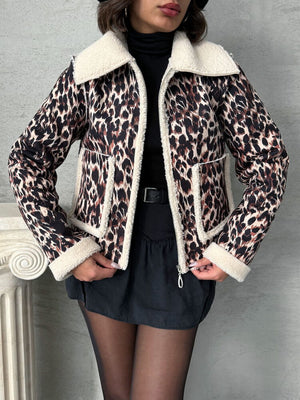 Peluş Toptan Mont - Leopar D2