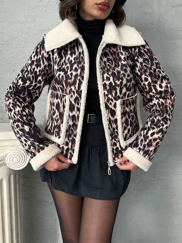 Peluş Toptan Mont - Leopar D2