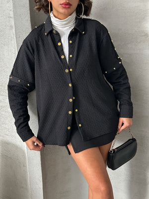 Drop Detaylı Toptan Gömlek