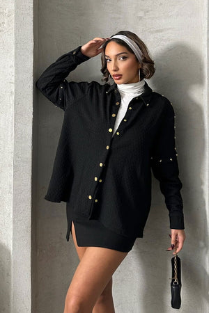 Drop Detaylı Toptan Gömlek